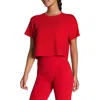 Spanx ® Supernaturals Crop T-shirt In Red