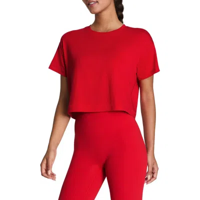 Spanx ® Supernaturals Crop T-shirt In Red