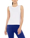 Spanx Supernaturals Flow Crewneck Tank Top In Vivid White