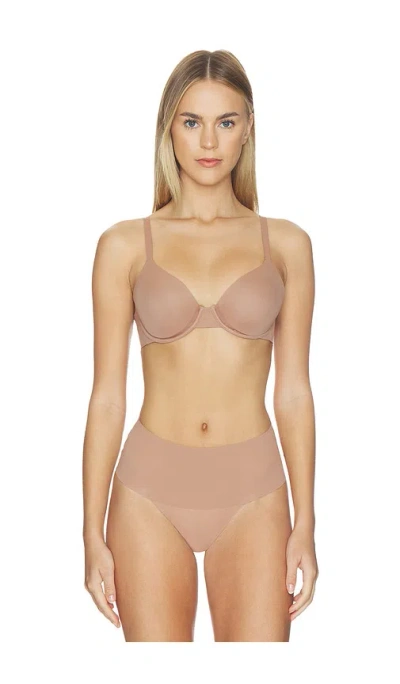 Spanx Supersmooth Brava Lightly Lined Bra In Brown