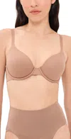 Spanx Supersmooth Brava Lightly Lined Bra Cinnamon In Brown