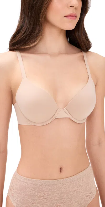 Spanx Supersmooth Brava Push Up Bra Chai In Brown