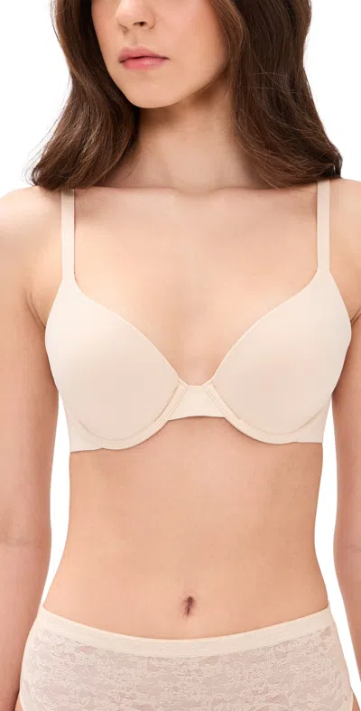 Spanx Supersmooth Brava Push Up Bra Toasted Coconut In Brown