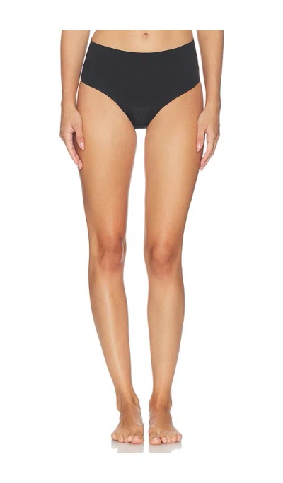 Spanx Supersmooth Undie-tectable Cotton Brief In Black
