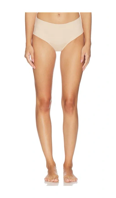 Spanx Supersmooth Undie-tectable Cotton Brief In Brown