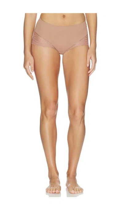 Spanx Supersmooth Undie-tectable Lace Hi In Brown