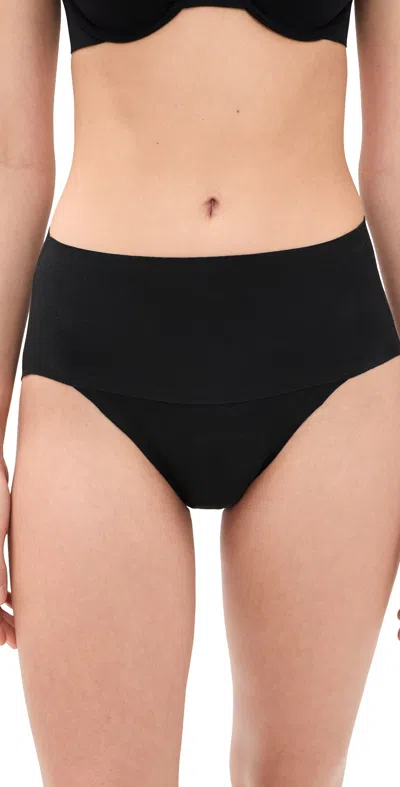 Spanx Supersmooth Undie-tectable Natural Hi-leg Briefs Very Black