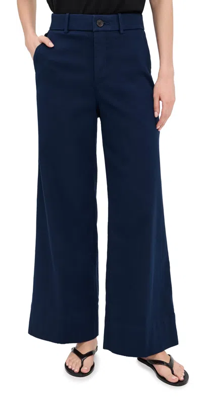 Spanx Supersmooth Wide Leg Pants Timeless Navy In Blue
