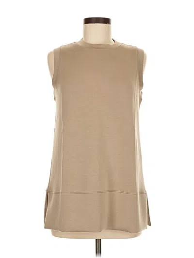 Pre-owned Spanx Sweater Vest In Brown