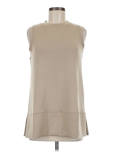 Pre-owned Spanx Sweater Vest In Tan