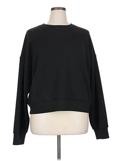 Pre-owned Spanx Sweatshirt In Black