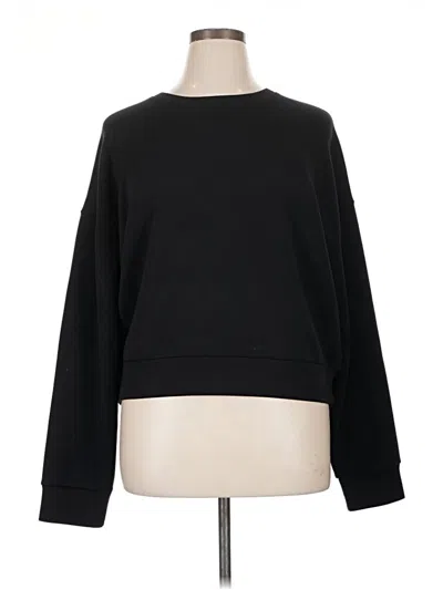Pre-owned Spanx Sweatshirt In Black