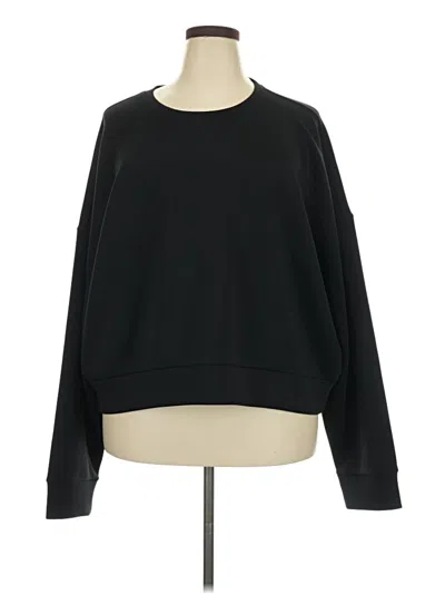 Pre-owned Spanx Sweatshirt In Black