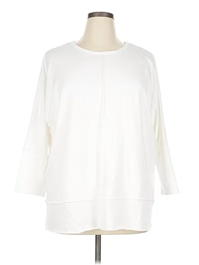 Pre-owned Spanx Sweatshirt In White