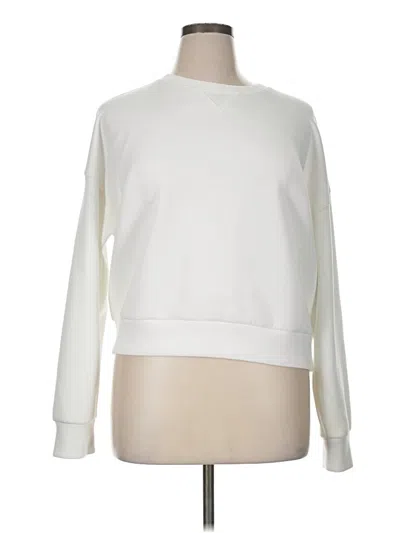 Pre-owned Spanx Sweatshirt In White