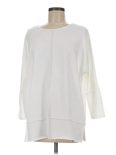 Pre-owned Spanx Sweatshirt In White