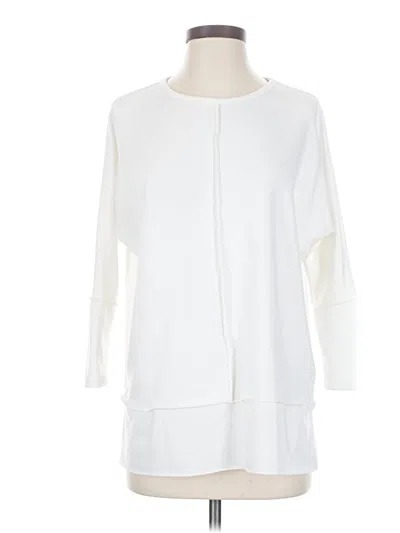 Pre-owned Spanx Sweatshirt In White