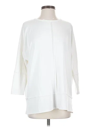 Pre-owned Spanx Sweatshirt In White