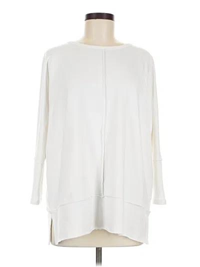 Pre-owned Spanx Sweatshirt In White
