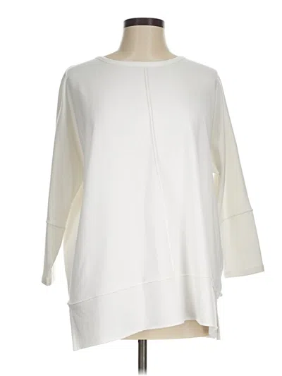 Pre-owned Spanx Sweatshirt In White