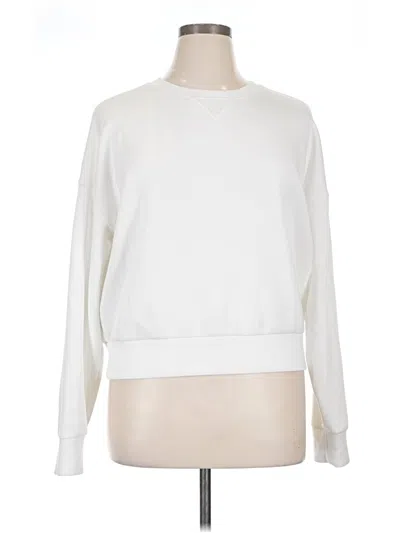 Pre-owned Spanx Sweatshirt In White