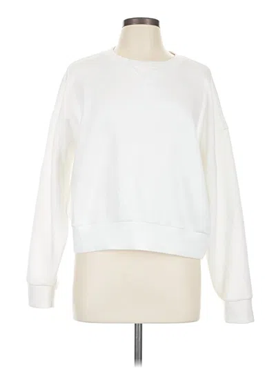 Pre-owned Spanx Sweatshirt In White