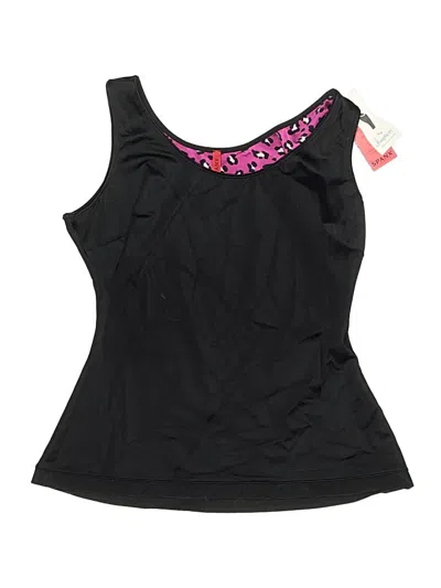 Pre-owned Spanx Swimsuit Top Black Swimwear
