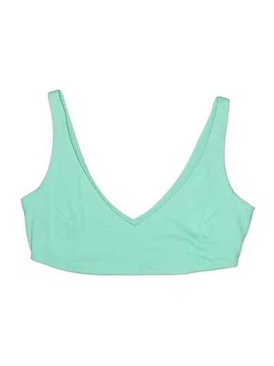 Pre-owned Spanx Swimsuit Top Green Swimwear