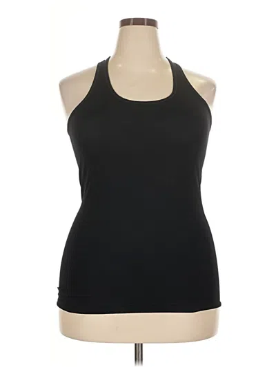 Pre-owned Spanx Tank Top Black Halter Neckline Tops