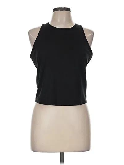 Pre-owned Spanx Tank Top Black Halter Neckline Tops