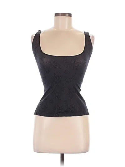Pre-owned Spanx Tank Top Black Strapless Neckline Tops