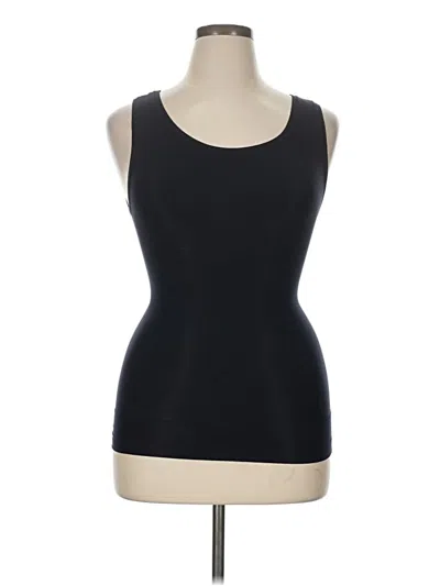 Pre-owned Spanx Tank Top Black Strapless Neckline Tops