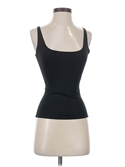 Pre-owned Spanx Tank Top Black Strapless Neckline Tops