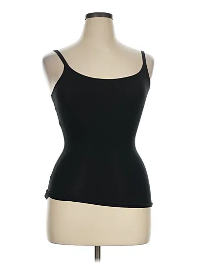 Pre-owned Spanx Tank Top Black Strapless Neckline Tops