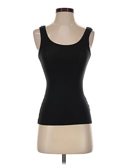 Pre-owned Spanx Tank Top Black Strapless Neckline Tops