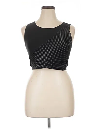 Pre-owned Spanx Tank Top Black Strapless Neckline Tops