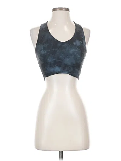 Pre-owned Spanx Tank Top Blue Halter Neckline Tops