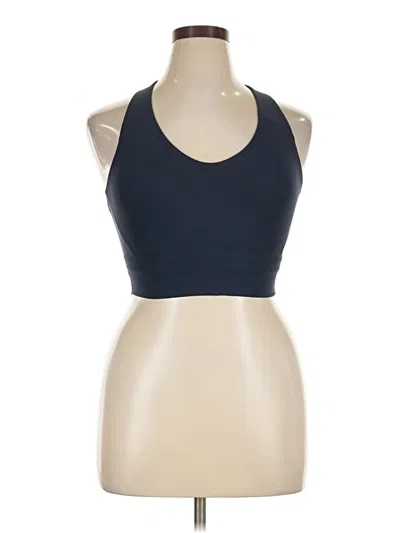Pre-owned Spanx Tank Top Blue Halter Neckline Tops