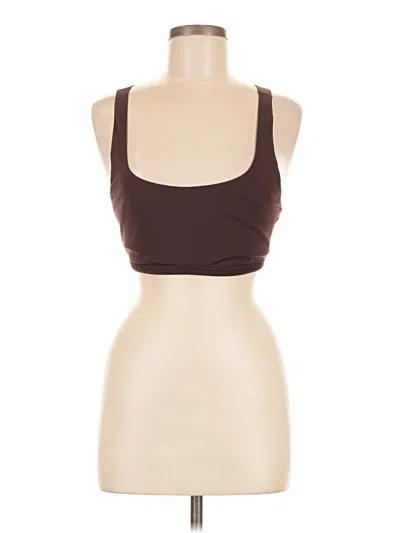Pre-owned Spanx Tank Top Brown Strapless Neckline Tops