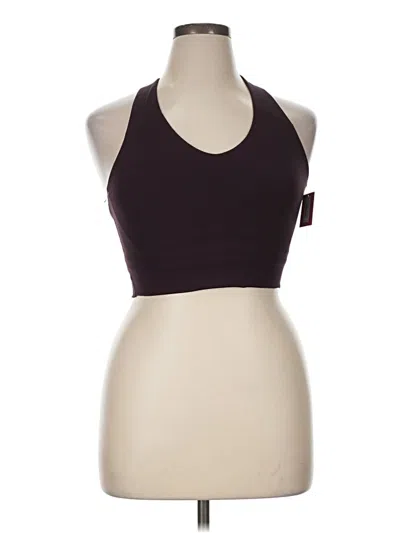Pre-owned Spanx Tank Top Burgundy Halter Neckline Tops