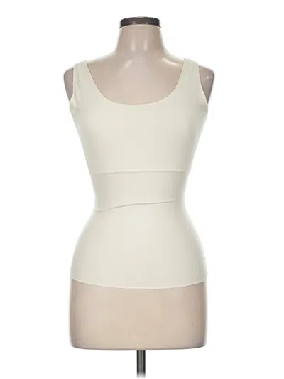 Pre-owned Spanx Tank Top Ivory Strapless Neckline Tops