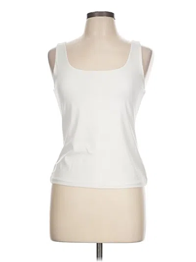 Pre-owned Spanx Tank Top Ivory Strapless Neckline Tops In White