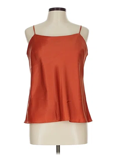Pre-owned Spanx Tank Top Orange Strapless Neckline Tops