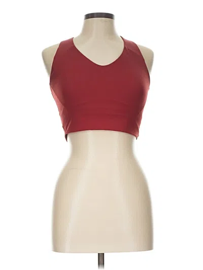 Pre-owned Spanx Tank Top Red Halter Neckline Tops