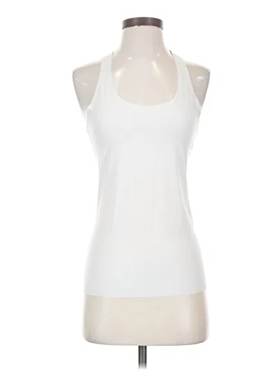 Pre-owned Spanx Tank Top White Halter Neckline Tops