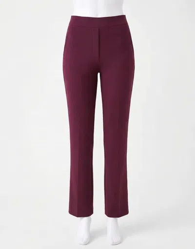 Spanx The Perfect Pant, Kick Flare In Chianti In Animal Print