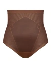 Spanx Thinstincts 2.0 High-waist Shaping Thong In Chestnut Brown