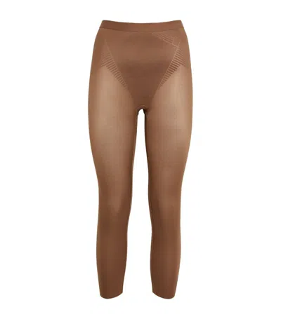 Spanx Thinstincts 2.0 Shaping Capri Pants In Brown