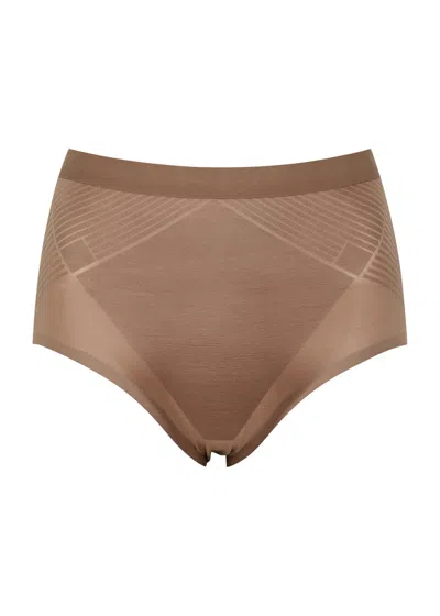 Spanx Thinstincts 2.0 High-waist Briefs In Light Brown