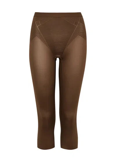 Spanx Thinstincts 2.0 High-waist Leggings In Brown